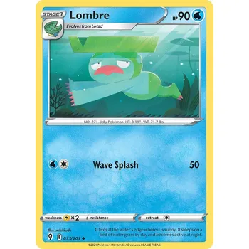 Sběratelská karetní hra Pokémon karta Lombre 033/203