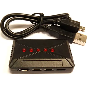 RC vybavení Ostatní USB nabíječka pro 1S 3,7V jednočlánky Li-Po 4v1