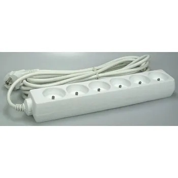 Prodlužovací kabel Prodlužovací přívody - 6 zásuvek / 5 m