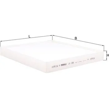 Ventilátor topení a klimatizace Filtr, vzduch v interiéru KNECHT LA 1399