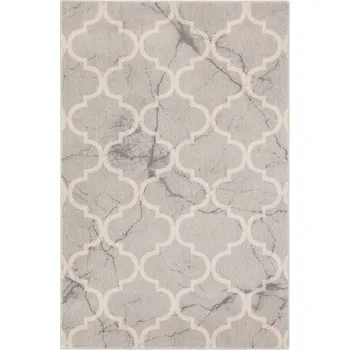 Koberec Kusový koberec vlněný Agnella Isfahan M Eveil Popiel šedý Rozměr: 80x120 cm