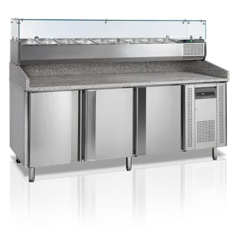 Příprava pizzy Chladící stůl pizza TEFCOLD PT 1300 + VK38-200