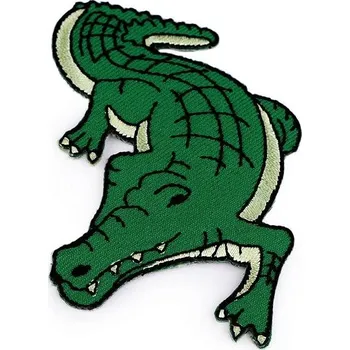 Nažehlovačka, krokodýl, zelený