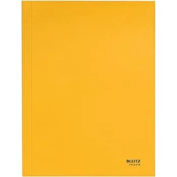 Spisové desky "Recycle", žlutá, recyklovaný karton, A4, LEITZ 39060015