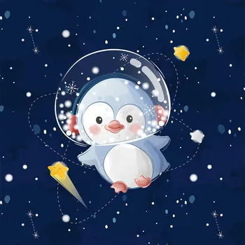 Panel - Teplákovina Tučňák - malí kosmonauti