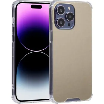 Kryt se zrcadlovým povrchem pro iPhone 14 Pro Max - zlatý