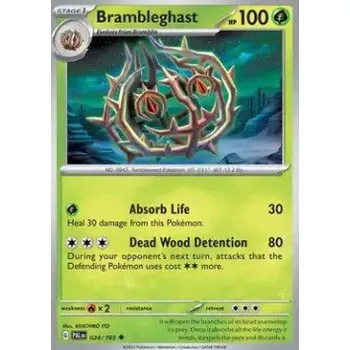 Volný čas Pokémon PAL 024/193 Brambleghast - Paldea Evolved Stav: Near Mint, Verze: NORMAL