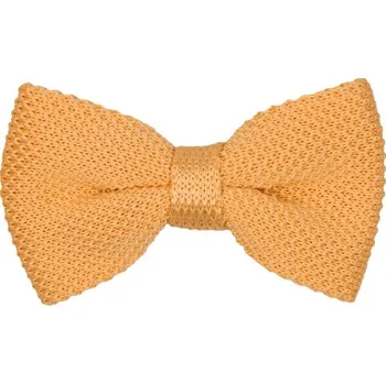 Motýlek Bubibubi Žlutý dětský pletený motýlek Sunflower