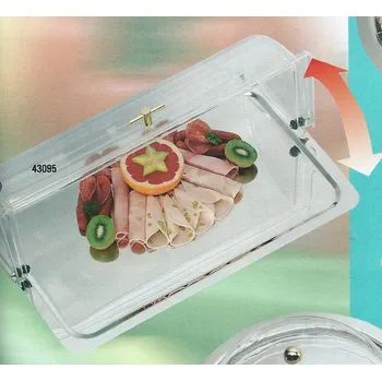 Neznačkové Otevírací poklop GN 1/1, křišťálově čirý