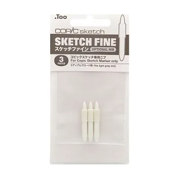 Copic Sketch náhradní hroty Fine 3ks 21075F (Copic Sketch náhradní hroty Fine 3ks 21075F)