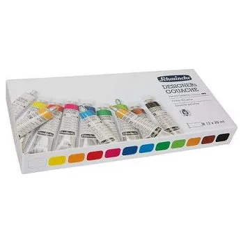 Speciální výtvarná barva Sada kvašových barev Schmincke Designer‘s 12x20ml (Sada kvašových barev Schmincke Designer‘s 12x20ml)
