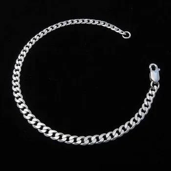 Řetízek Stříbrný řetízek na ruku (KRNS43) - 19cm