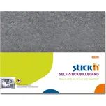 Nástěnka samolepicí Stick´n by Hopax - design korek / šedá