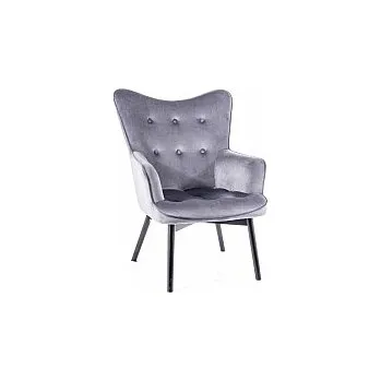 Jídelní židle Jídelní židle KAREN VELVET bluvel 14 šedá