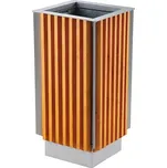MEVA-TEC Venkovní odpadkový koš dřevěný - 65 l.