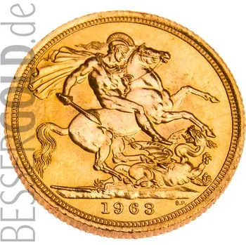 Zlatá mince 7.32g SOVEREIGN ELIZABETH Velká Británie