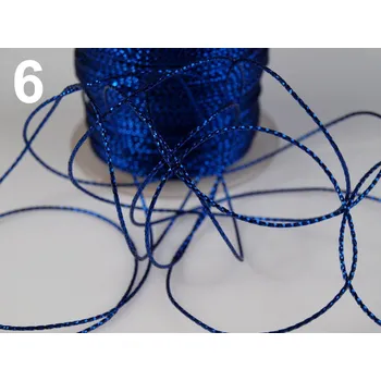 Korálek Šňůra s lurexem č. 6 (0,8mm)