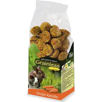 Krmivo pro hlodavce JR Farm Grainless Drops mrkev 140 g
