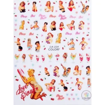 Nailee Samolepky barevné Girls Colorf CA-254