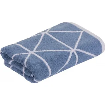 Ručník Ručníky GRAPHICS TRIANGLE, modrá, Framsohn Výška cm: 100, Šířka cm: 50
