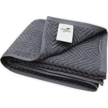 Talíř Ručníky BIO OCEAN NATURAL, tmavá šedá, Framsohn Výška cm: 100, Šířka cm: 50