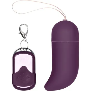 Vibrační vajíčko Shots Toys Wireless G-Spot Big fialové, voděodolné vibrační vajíčko s dálkovým ovládáním 8 x 3,4 cm