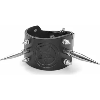 Náramek náramek BIG SPIKE BAPHOMET