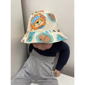 Klobouk Bavlněný klobouček - medvěd pirát, Dahlia fashion designer Velikost: Obvod 48-50 cm