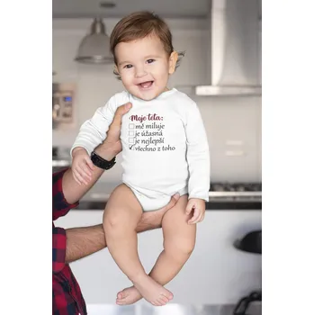 Kojenecký body Kojenecké body Moje teta Barva: Bíla, Velikost: 74(6m-9m)