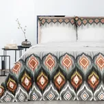 LOŽNÍ POVLEČENÍ NIKA 21 160X200 CM, 2KS 70X80 CM VZOROVANÉ