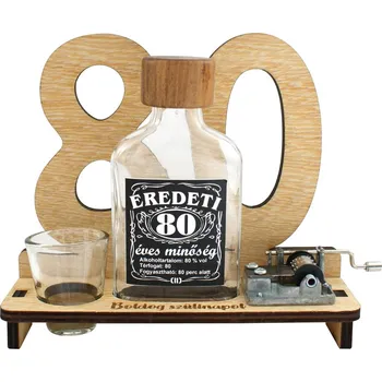 Značka na výročí 80 let s flašinetem HU