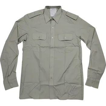 Pánská košile ARMÁDNÍ ORIGINÁL HOLANDSKO Košile s dlouhými rukávy světle zelená L