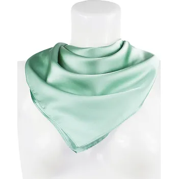 Šátek Dámský hedvábný čtvercový šátek YF350-13 letuška, pastelově zelené barvy 7200622-18