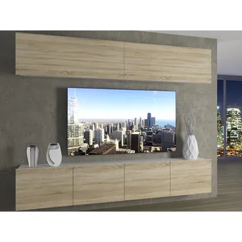 Obývací stěna Obývací stěna 200 cm Belini dub sonoma