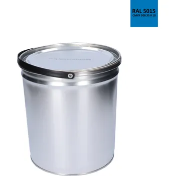 Lak na dřevo Barva antikorozní polomatná na zinek 5kg nebovo-modrá