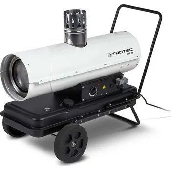 Průmyslové topidlo Naftové topidlo s nepřímým spalováním IDE20 TROTEC - 20 kW, 600 m³/h, termostat (Profesionální naftový ohřívač IDE 20 Trotec - 20 kW)