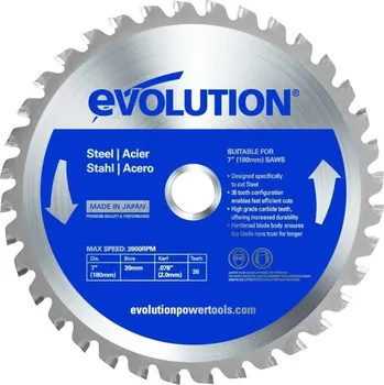 Řezný kotouč Pilový kotouč na ocel Evolution - 185x20x2,4mm (40z)
