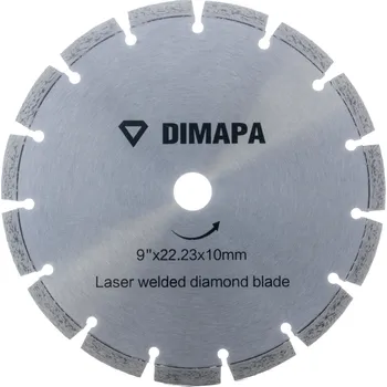 Pilový kotouč 230x22.23x10 mm Diamantový řezný kotouč DIMAPA PROFI LASER LP230