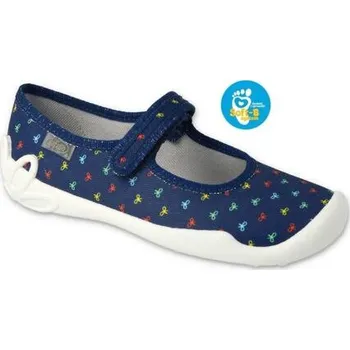 Chlapecké bačkory Befado Blanca 114Y490 balerínky s barevnými mašličkami velikost 36