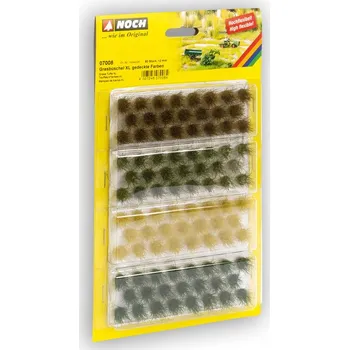 Modelová železnice Travní trsy 6 mm 104 ks - Noch 07009