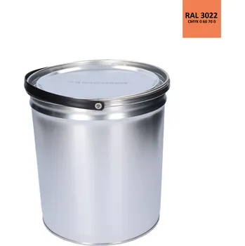 Lak na dřevo Barva antikorozní polomatná na zinek 5 kg losos-červený