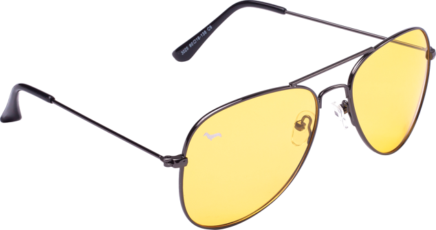 KAŠMIR PILOT POLARIZED PP08 černé - skla žlutá světlá