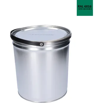 Lak na dřevo Barva antikorozní polomatná na zinek 5 kg tyrkysově-zelená