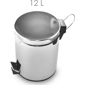 Pytle na odpadky Odpadkový koš nerez nášlapný 12 L