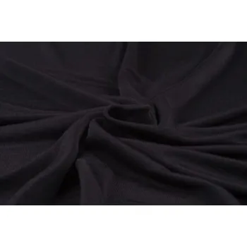 Hedvábný žerzej, černý, sartor.cz