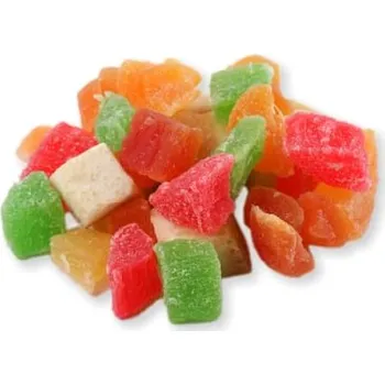 Sušené ovoce Kostky exotic mix