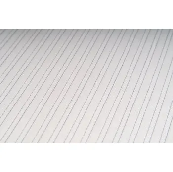 Plátno bavlněné, košilovina, popelín, světle šedá - jemný proužek, metráž, látky