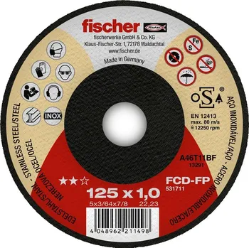 Řezný kotouč Řezný kotouč FCD-FP 125x1,0x22,2 Fischer