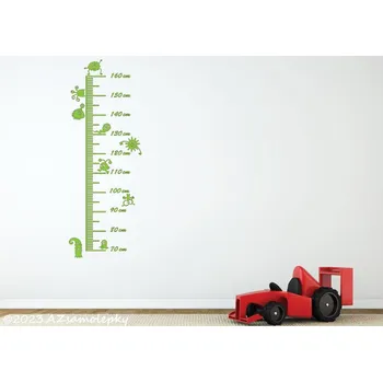 Samolepící dekorace Samolepky na zeď - Dětský metr - Příšerky