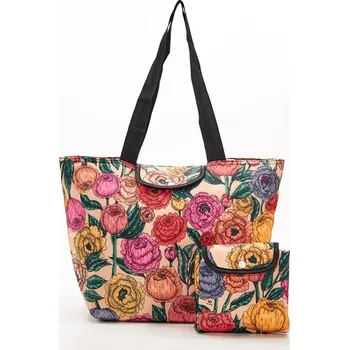 Outdoorové zavazadlo Termotaška velká pivoňky béžová